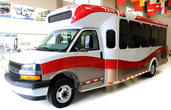 Habillage wrap pour minibus pour la société de transport en commun de Calgary par Turbo Images